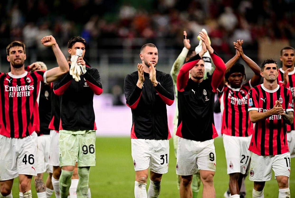 包含AC米兰客场小胜，积极拼抢欧冠资格的词条